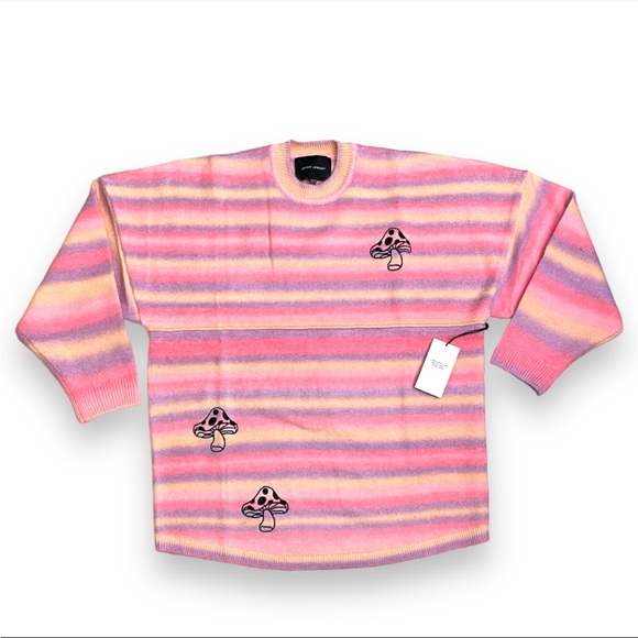 NWT Spirit Jersey Psychedelic Mushroom Knit
Sweater Size unisex Med - Picture 3 of 9